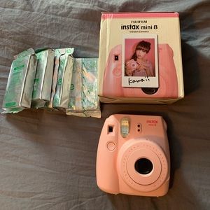 Fujifilm Pink Polaroid Camera